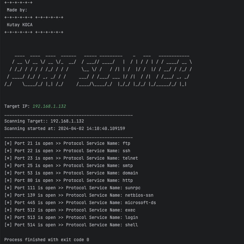 Port Scanner